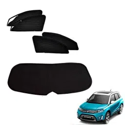 Kozdiko 5 Pcs Polyester Magnetic Zipper Car Sunshade Set with Dicky Curtain for Maruti Suzuki Vitara Brezza, KOZ-64878-picture-36