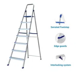 Alnico 150kg 7 Steps Aluminium Alloy Ladder with 7 Years Warranty, BFSL 7 image 3
