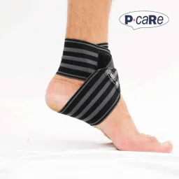 p care P+caRe Black Ankle Wrap, Size: Standard image 2