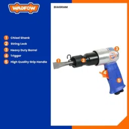 Wadfow 150mm 4500bpm Pneumatic Air Hammer, WAT4515 image 4
