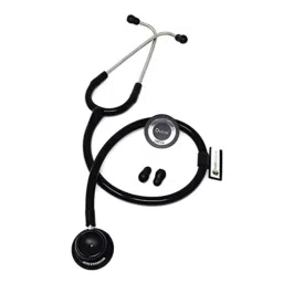 Indosurgicals 15007 Aluminium Black Teaching Stethoscope image 2