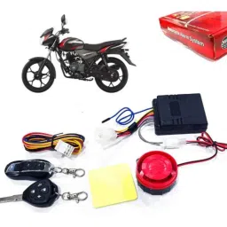 Auto Pearl 12V Black Two-Way Anti Theft Motorcycle Alarm Kit with 2 Pcs Remote for Discover-picture-26