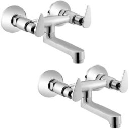 IRIS Snow Brass Chrome Finish Silver Non Telephonic Wall Mixer (Pack of 2)-picture-30