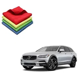 Kozdiko 40x40cm 300GSM Microfiber Cleaning Cloth for Volvo V90 (Pack of 4)-picture-21