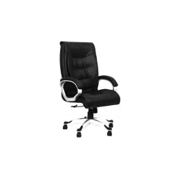R P Enterprises Fantasia High Back Black Leatherette Office Chair, Dimensions: 60x60x80 cm-picture-40