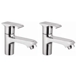 Snowbell Swift Brass Chrome Plated Pillar Faucet (Pack of 2)-picture-32