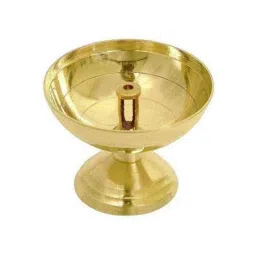 Healthchoice 3.5 inch Brass Worthway Akhand Jyoti Table Diya-picture-43