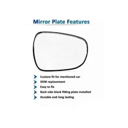 SureStrive 2 Pcs Left &a; Right Both Side Car Door Sub Mirror Glass Plate Set for Toyota Innova Type-2 image 3