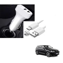 Kozdiko 5.1A 2 USB Fast Car Charger with C-Type Cable for BMW X3-picture-44