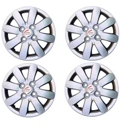 Auto Pearl 4 Pcs 13 inch Silver ABS Press Type Hubcap Wheel Cover Set with Retention Ring for All Cars WC16-picture-10