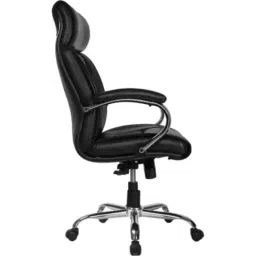 Adiko Leatherette Black High Back DIY Office Executive Chair with Armrest, ADVN 1612 image 3