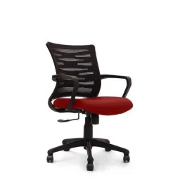 Adiko Red Zigzag Mesh Back Workstation Chair, AVPN R 065-picture-44