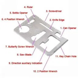 Krost Tc Wooden Hand Axe With Multi Tool Kit And Flat Drill Bit Set, Red image 4