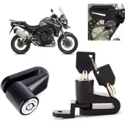 Auto Pearl Steel Heavy Duty Anti Theft Disc Brake Lock for Tiger 800, Lock_643-picture-18