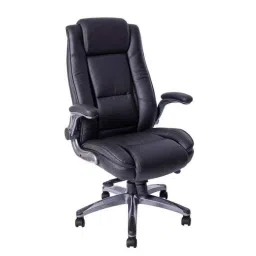 Chair Garage PU Leatherette Black Adjustable Height Office Chair with Back Support, CG141 (Pack of 2)-picture-31