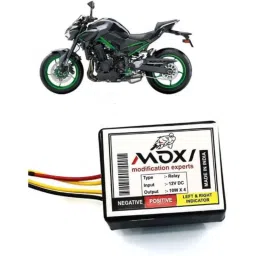 Auto Pearl 12V Black Front &a; Rear Flasher Indicator Light for Kawasaki Z900 BS6-picture-11