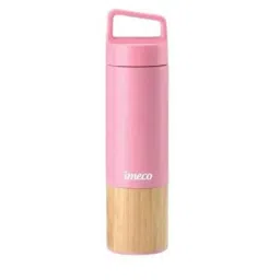 Im Eco Eco-Edge 600ml Stainless Steel Pink Insulated Flask Bottle with Leakproof &a; Double Wall Vacuum-picture-42