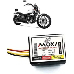 Auto Pearl 12V Black Front &a; Rear Flasher Indicator Light for Daytona 350-picture-22