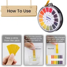 Ampereus 5m 0-14 pH Tester Litmus Paper Roll for Water &a; Soil Testing image 4