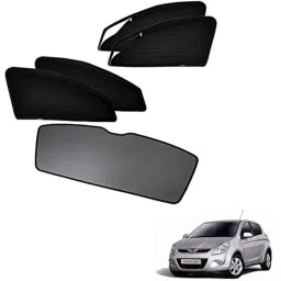 Kozdiko Car Side Window Curtains Zipper with Dicky Magnetic Sunshade Set Compatible for Hyundai I20 Old-picture-48