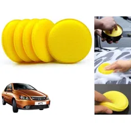 Auto Pearl Polyurethane Beige Washing &a; Waxing Polish Foam Sponge for Indigo eCS (Pack of 5)-picture-41
