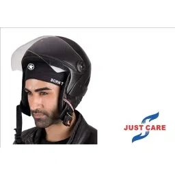 Just Rider Black Assorted Helmet Cap image 5