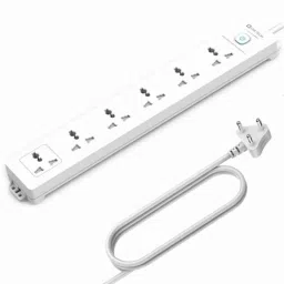 Live Tech Nicole WC03 2500W 6 Sockets White Extension Board-picture-18