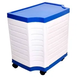 Inaithiram 100kg FRP Inverter Battery Trolley for Single Tubular Battery with PP Wheels &a; Brakes, IBTS100PPBE image 3