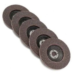 H9 5 Pcs 100mm P100 Aluminium Oxide Professional Flap Discs for Angle Grinder Set-picture-22