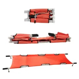 Wellsure Healthcare 150kg Mild Steel Powder Coated Four Fold Stretcher, WSH-1448-picture-18