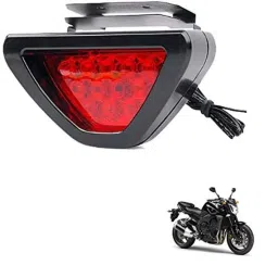 Kozdiko 12 LED Triangle Shape Bike Brake Light with Flash Mode for Yamaha FZI, koz_94747-picture-47