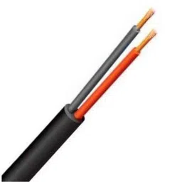 Polycab 0.5 Sqmm 2 Core Black Copper FRLS PVC Insulated Sheathed Flexible Cable, Length: 100 m-picture-46