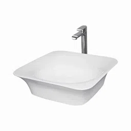 Uken Washbasin Basin For Bathroom Ceramic Wall Hung Table Top Premium Ceramic Wash Basin For Bathroom (Latoz)-picture-32