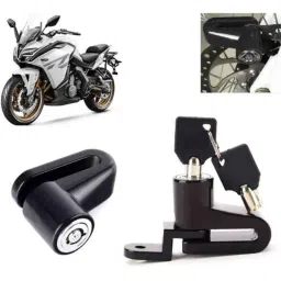 Auto Pearl Steel Black Heavy Duty Anti-Theft Disc Brake Lock for 650GT, Lock_137-picture-43