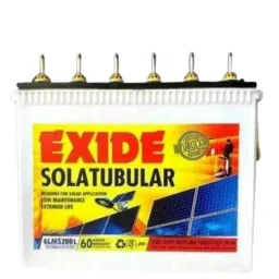 Exide SOLATUBULAR 6LMS150L 12V 150Ah Solar Tubular Battery image 1
