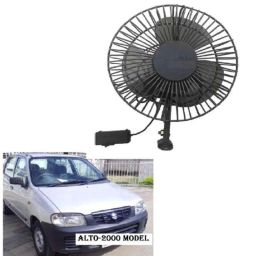 SureStrive Kobra 6 inch 12V Plastic High Speed Single Head Dashboard Auto Cooling Air Fan for Maruti Suzuki Alto 2000 Old All Model-picture-33