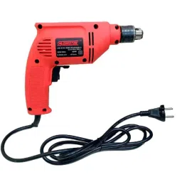 Cheston 400W 10mm Powerful Screwdriver Drill Machine with 5 Pcs Wall Bits Set, CHD6104RED.5WALL.FBA image 5