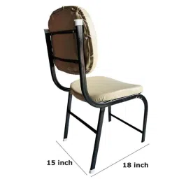 P P Chair Leatherette Cream Low Back Visitor Chair (Pack of 8) image 2