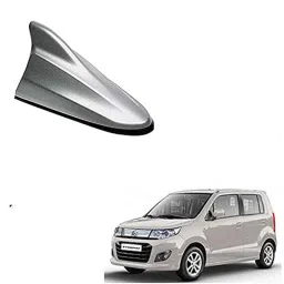 Auto Pearl ABS Silver Universal Replacement Shark Fin Car Roof Antenna For Maruti Suzuki WagonR Stingray-picture-38