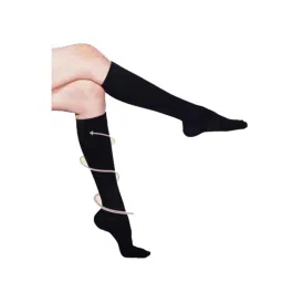 Sorgen Polyamide &a; Lycra Travel Support Socks, STSS0214, Size: XL-picture-42
