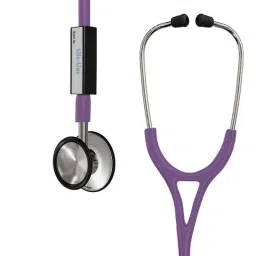 Lifeline Aluminium Purple Single Diaphragm Chest Piece Stethoscope with 2 Way Tube, STH007-PR-image-44