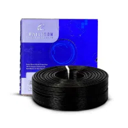 Rallison 2.5 Sqmm Black FR-LSH-LF Multistrand PVC Insulated Housing Wire, Length: 90 m image 1