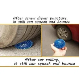 Agarwals 3 inch Non-Toxic Rubber Blue Dog Teething Toy image 5