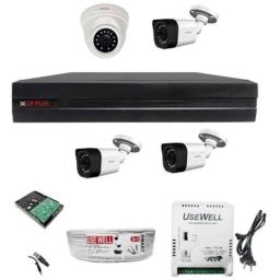 CP Plus 1MP White &a; Black Dome &a; 3 Bullet IR Camera with 4 Channel DVR Kit, CP-COM-C4D1B3H1-PS-BN-DC-picture-14