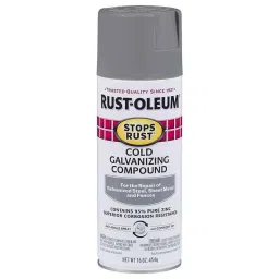 Rust-Oleum 7785830 454g Gray Stops Rust Cold Galvanizing Compund Zinc Coating Spay Paint-picture-36
