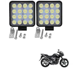 Kozdiko 2 Pcs 48W 16 LED Square Bright Beam White Fog Light Set for Suzuki gs150r black, koz_92851-picture-46