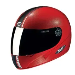 Studds Chrome Economy With Mirror Visor Expanded Polystyrene Red Full Face Full Face Helmet, Size: Xtra Large-picture-29