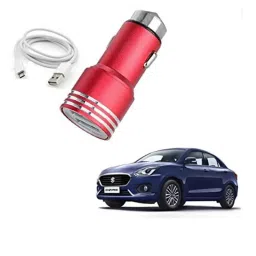 Kozdiko 3.1A Dual USB Car Charger with 1 Micro USB Cable for Maruti Suzuki New Swift Dzire Dual017-picture-21