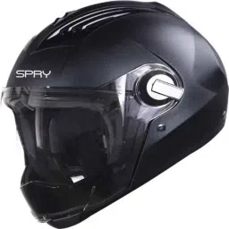 Steelbird SBA-2 SPRY Classic Black Full Face Helmet, Size (Medium, 580 mm)-picture-41