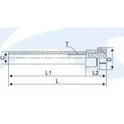 Dolphin GPL-150mm Cylindrical High Tensile Steel Collet Adaptor, Diameter: 20 mm image 2